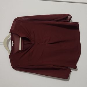 Burgundy Maurices Top